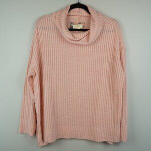 Maeve Pink Cowl Neck Pullover Sweater Size Medium‎